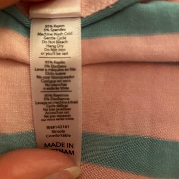 NWT LuLaRoe Striped Lynnae, Small - Picture 6 of 7